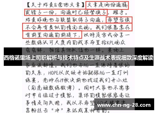 西格诺里场上司职解析与技术特点及生涯战术表现细致深度解读