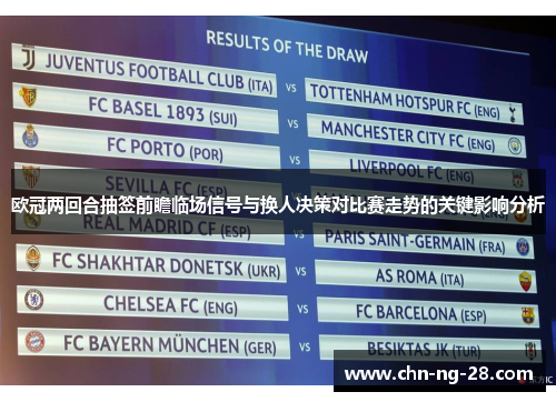 欧冠两回合抽签前瞻临场信号与换人决策对比赛走势的关键影响分析 欧冠两回合抽签前瞻临场信号与换人决策对比赛走势的关键影响分析